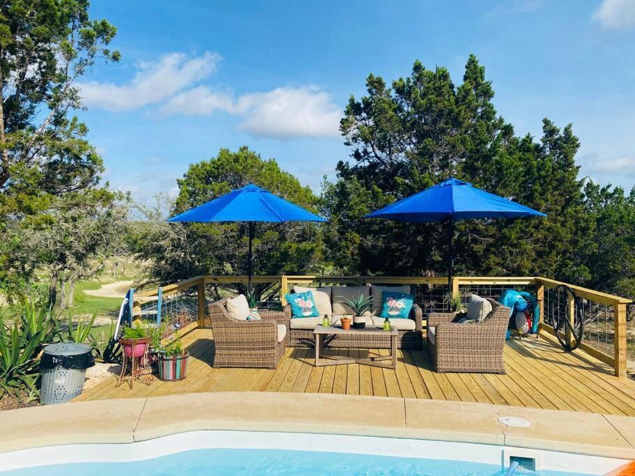 Cottage With Hot Tub And Pool Bandera, Tx. Exterior photo